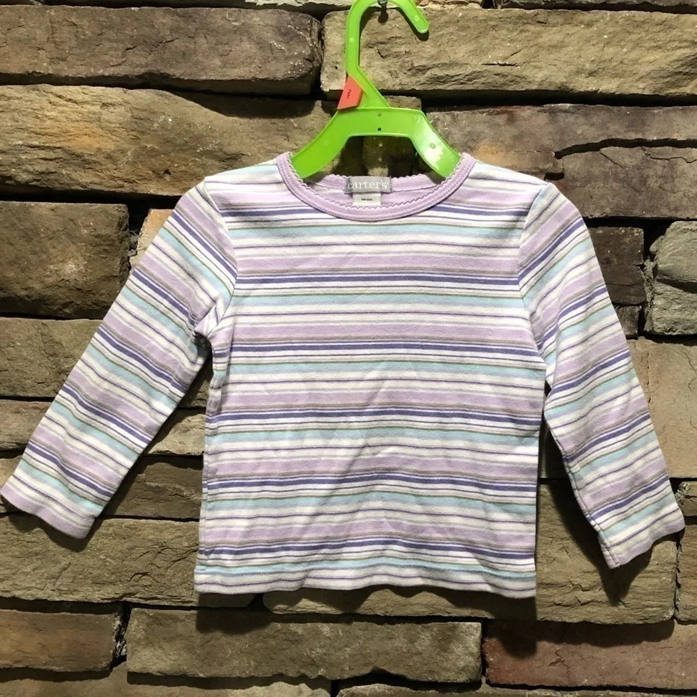 5/$25 Carter’s size 3T long sleeve striped shirt